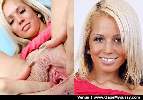 Czech blondie Venus alone with her pussy